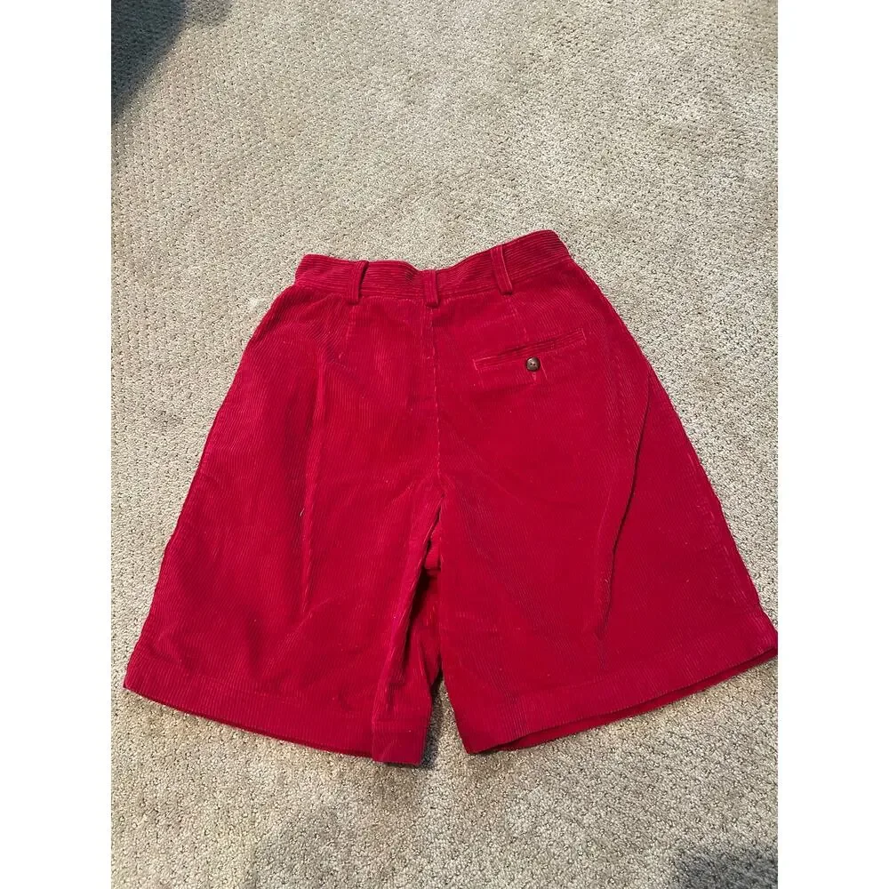 Vintage Hot Pink Liz Sport Corduroy Shorts